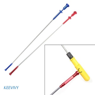 kee claw - herramienta magnética para recoger 4 garras con luz led brillante, flexible, imán de resorte, agarre de dedos, herramienta de recogida