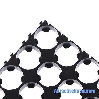 [Attractivefineaurora] 5Pcs 4X5 Black Cell 18650 plástico espaciador marco radiante soporte soporte Shell