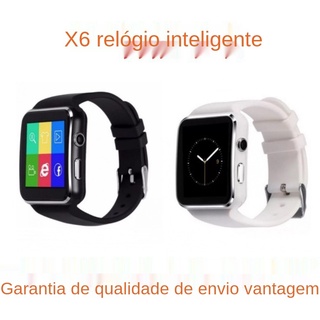 Reloj inteligente con pantalla curva X6/tarjeta inteligente/reloj de reloj de teléfono con Bluetooth foto para Internet