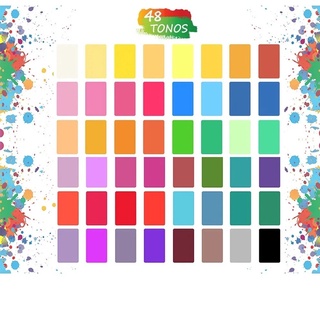 Acuarelas Profesionales Touchfive Sólida Pintura 48 Colores (4)