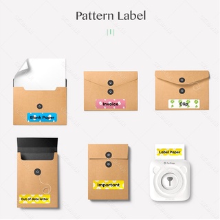 57*30mm Color blanco térmico etiqueta de papel adhesivo de papel para Peripage 203dpi 304Dpi A6 A8 foto Mini bolsillo Bluetooth impresora papeles (6)
