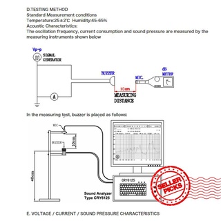 1pcs piezo electrónico zumbador alarma 95db continuo van beeper sonido para coche m7v1 (1)