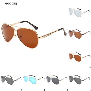 eooqig mercedes benz gafas de sol polarizadas vintage metal marco gafas casual gafas mx
