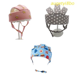 augetyi8bo práctico casco protector de bebé transpirable cojín de cabeza anti-caída arneses gorra (1)