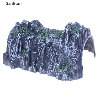 sanlitun plástico 1:87 escala modelo de juguete tren tren cueva túneles arena mesa modelo de juguete venta caliente (1)