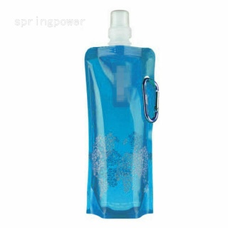 Springpower bolsa de TPU de agua plegable portátil suave botella al aire libre líquido contenedor caliente