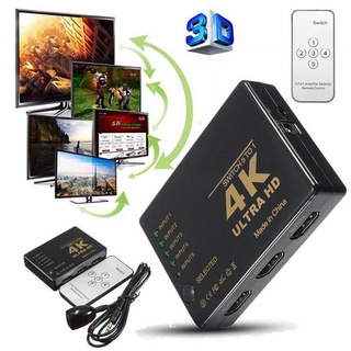 Listo stock 5 puertos HDMI compatible divisor Cable Multiswitch 4K interruptor divisor Hub Box