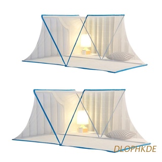 dlophkde - mosquitera plegable para cama, portátil, antimosquitos