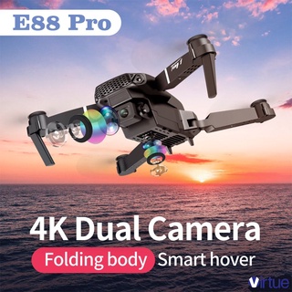 E88 Pro Drone 4k HD Cámara Dual Posicionamiento Visual 1080P WiFi Fpv Preservación De Altura Rc Quadcopte +