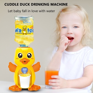 nuevos juguetes de dibujos animados lindo pato agua potable fuente niños dispensador de agua juguetes
