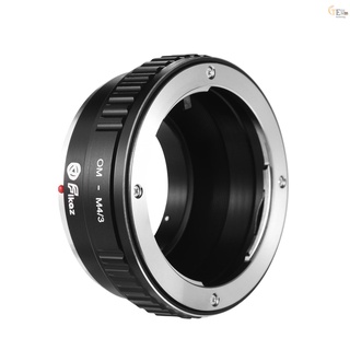 [tech] Fikaz OM-M4/3 adaptador de lente anillo de aleación de aluminio Compatible con Olympus OM lente de montaje a Olympus Panasonic M4/3 Micro 4/3 cámaras sin espejo