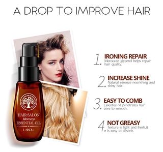 LAIKOU Morocco Hair Growth Nut Essential Oil Growth Anti Hair Loss Dry Damaged Repair firmamento