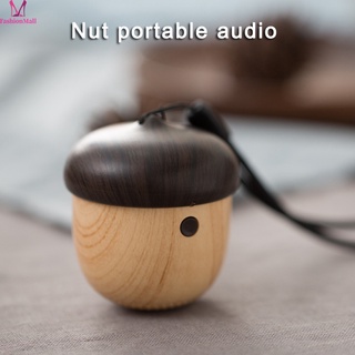J2 Mini bocina/caja De sonido Estéreo inalámbrica con tuerca De madera