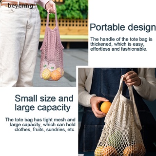 beyenng bolsas reutilizables para productos de comestibles, malla de algodón, cadena de red, bolsa de frutas vegetales mx