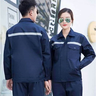 talla s - 4xl Chamarra de seguridad ropa de trabajo con reflector baju kerja keselamatan algodón jaket hombres y mujeres monos tops