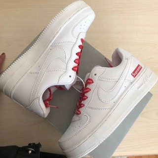 Supreme x Nike Air Force 1 AF1 white shoes student low-top shoes casual shoes (2)