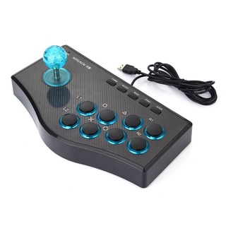[gancao] controlador de juegos con cable usb 3 en 1 arcade fighting joystick stick consola de juegos (2)