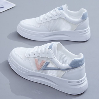 Pequeño blanco zapatos de las mujeres zapatos hueco transpirable único deporte zapatillas de deporte red zapatos de sección delgada (1)