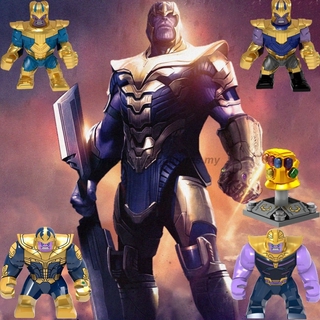 compatible con legoing minifigures thanos infinity guantelete iron man thor hulk marvel vengadores endgame bloques de construcción juguetes para niños