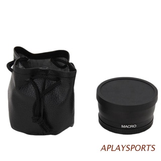 aplaysports gran angular y macro lente 58mm 0.45x0.45 para canon eos 350d/400d/450d/500d/600d