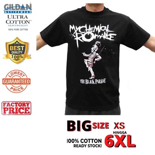 Xs-6xl nuevo My Chemical Romance Rock Band negro O cuello camiseta de algodón más el tamaño de los hombres camiseta