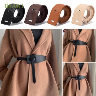 braw1 todo-partido moda cintura simplicidad imitación cuero cinturón popular casual retro delgado cintura femenina faja/multicolor