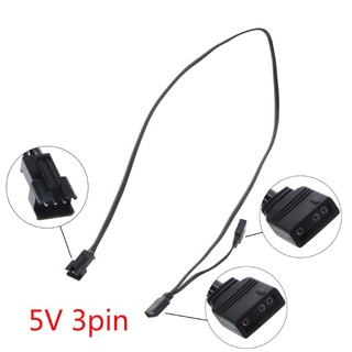 Cable Adaptador De extensión Mikuu Argb Claro 5v 3pin Para Aura As-Us/accesorios Msi (4)