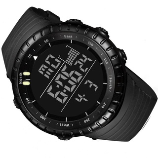 [-FENGSIR-] Fashion Men LED Digital Date Sport Military Rubber Quartz Watch Alarm Waterproof