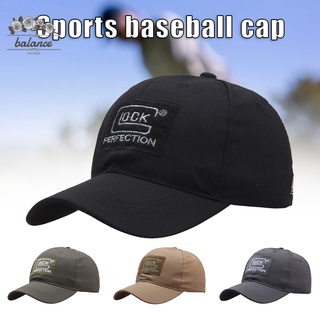 gorra de béisbol bordado de impresión gorra casual protección solar sombrero de poliéster portátil todo-partido para hombres y mujeres
