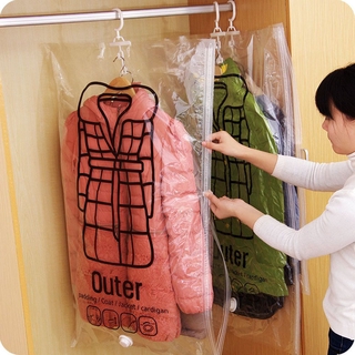 misty12 bolsa de almacenamiento al vacío de viaje edredón con percha de compresión ropa manta vestido organizador sello ropa cubierta armario para ropa (5)