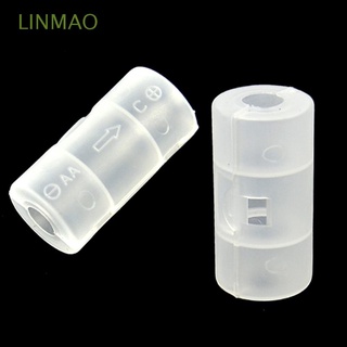 LINMAO Practical Battery Adapter Case High Quality Battery Conversion Box Battery Converter Storage Container Convenient Transparent Batteries Holder Batteries Box Household Battery Switcher/Multicolor