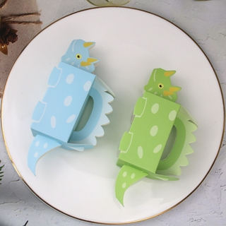 30 piezas de caja de dulces con forma de dinosaurio de dibujos animados caja de dulces creativa decoración de fiesta de cumpleaños para niños (4)