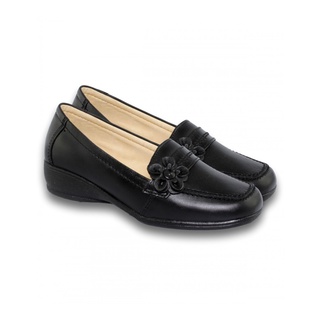 Zapatos De Confort Para Mujer Estilo 0196Pi5 Piel Color Negro