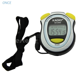 ONCE Newest Digital Handheld LCD Chronograph Timer Sports Stopwatch Counter