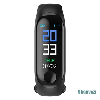[shanyazi] reloj inteligente/pulsera con rastreador de ejercicios/presión arterial/frecuencia cardiaca m3 (9)