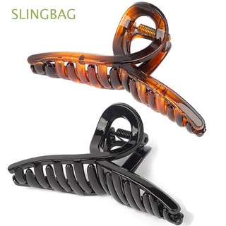 slingbag elegante mandíbula agarre portátil estilo accesorios clips de pelo elegante fuerte sostener horquillas mujeres niñas antideslizante garras de pelo