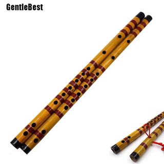 [GentleBest] clarinete de flauta de bambú largo tradicional estudiante instrumento Musical 7 agujeros 42,5 cm [GentleBest] (9)