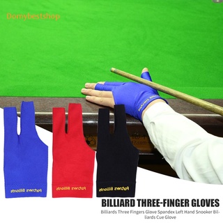 Db Sport billar guante de tres dedos mano izquierda billar guante de billar tamaño libre