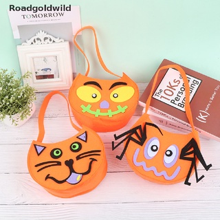 roadgoldwild halloween caramelo bolsa de calabaza bolsa de fantasma festival bolsa de regalo de halloween suministros de fiesta wdwi