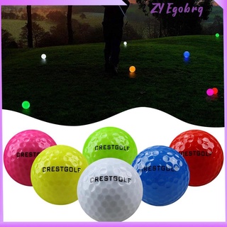 6Pieces Glow in The Dark Golf Balls Light up Led Golf Balls Night Golf Gifts for Men Kids Women