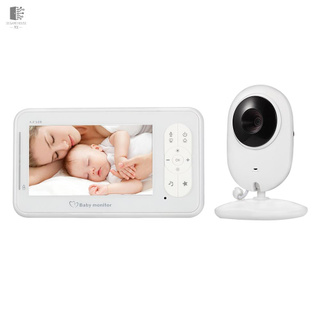 [smart home] monitor de video inalámbrico de 4,3 pulgadas, monitor de bebé de 2 vías, monitor de bebé con cámara, soporte de 4 cámaras, modo vox, monitoreo de temperatura, visión nocturna, bebé, niñera, cámara de seguridad