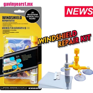 [gvmx] kits de reparación de parabrisas diy herramientas de reparación de ventanas de coche/herramientas de reparación de cristal para rayar el parabrisas (1)