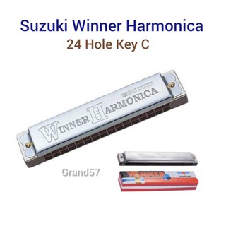 Suzuki winner harmonica 24 agujeros armónica clave c tono c 24H w-24
