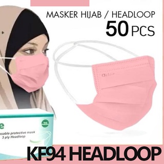50 unidades: máscara de cara 3D doble máscara Headloop Earloop kf94 máscara [YA]