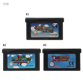 Yys Game Boy Advance Gba consola de videojuegos Cartão Super Mario Advance 1/2/3