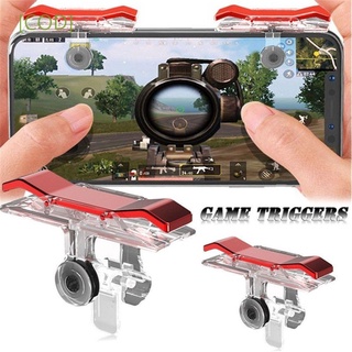 Control portátil teléfono móvil botón de fuego Joysticks juego de disparo tecla de objetivo para PUBG STG FPS TPS juegos 2Pcs Gaming L1R1 gatillo