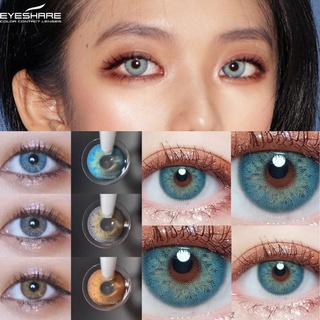 EYESHARE Colorful Contact Lenses AURORA HIMALAYA Series Eye 1 Pair of 12 Color Decoration Lens Annual Comestics