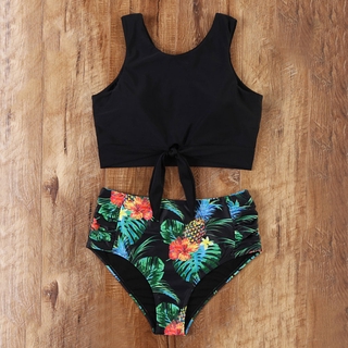 [Denshine] Womens Sexy Print Push-up Bikini Set Swimsuit Bathing Suit Swimwear Beachwear