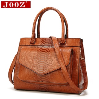 Jooz bolsa feminina de couro de luxo, em couro, com bolsa bolsa para mulheres