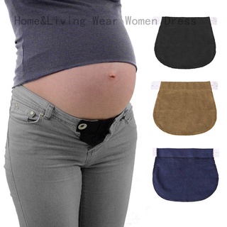 Home&Living wear mujeres vestido 1PC maternidad embarazo cintura cinturón ajustable elástico cintura extensor ropa pantalones para embarazadas